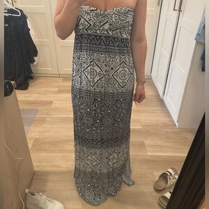 Strapless Maxi Dress
